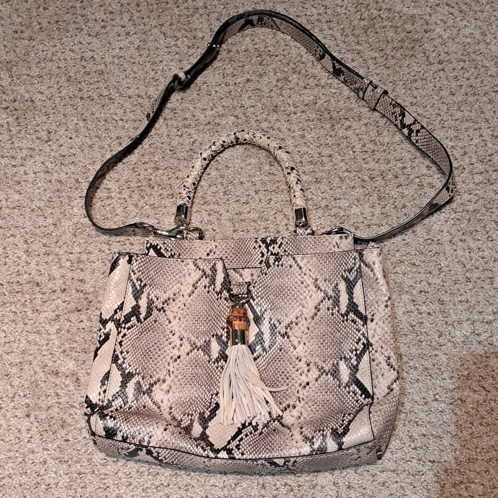 🎉 POSH SALE ~ NWOT ELAINE TURNER authentic snakeskin purse, $1,350.00